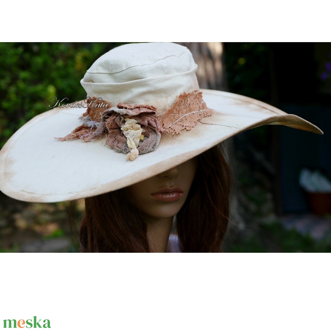 BATIKOLT-SZÉLŰ artsy vintage vászon kalap - ruha & divat - sál, sapka, kendő - kalap - Meska.hu BATIKOLT-SZÉLŰ artsy vintage vászon kalap - ruha & divat - sál, sapka, kendő - kalap - Meska.hu