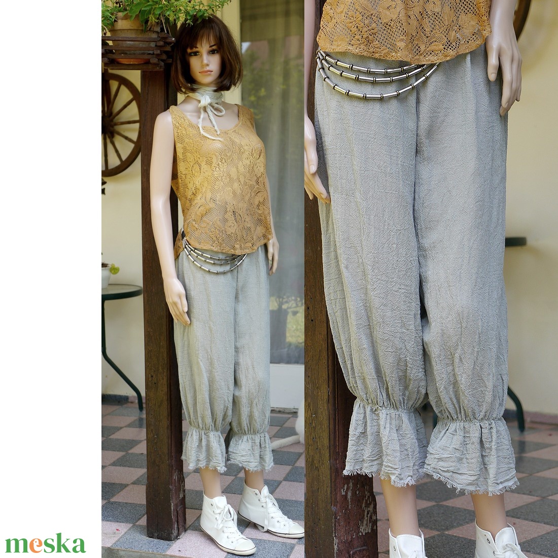 MICI-NACI - lagenlook bugyogó, géz nadrág - ruha & divat - női ruha - nadrág - Meska.hu MICI-NACI - lagenlook bugyogó, géz nadrág - ruha & divat - női ruha - nadrág - Meska.hu