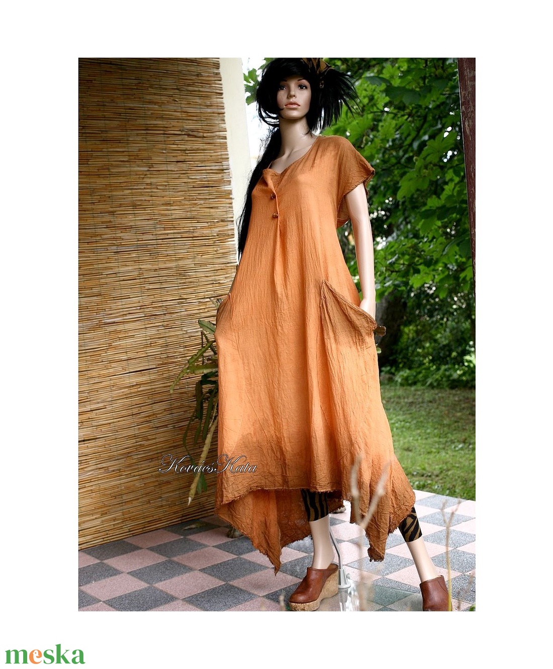 LEVÉLRUHA: MATILDA - artsy lagenlook design ruha / zöld - ruha & divat - női ruha - ruha - Meska.hu LEVÉLRUHA: MATILDA - artsy lagenlook design ruha / zöld - ruha & divat - női ruha - ruha - Meska.hu