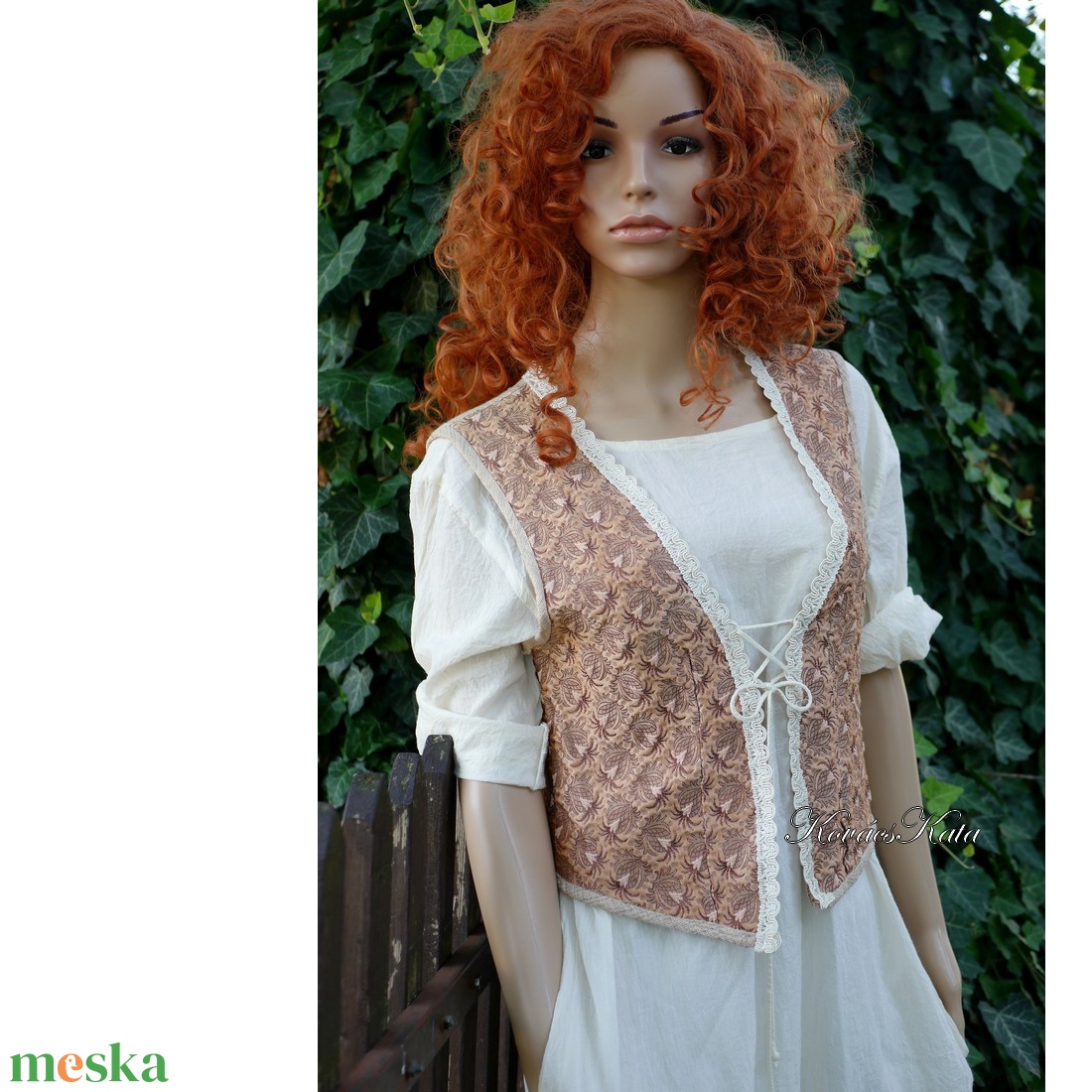 ANTIK-BROKÁT MELLÉNYKE - romantikus vintage mellény - ruha & divat - női ruha - mellény - Meska.hu ANTIK-BROKÁT MELLÉNYKE - romantikus vintage mellény - ruha & divat - női ruha - mellény - Meska.hu