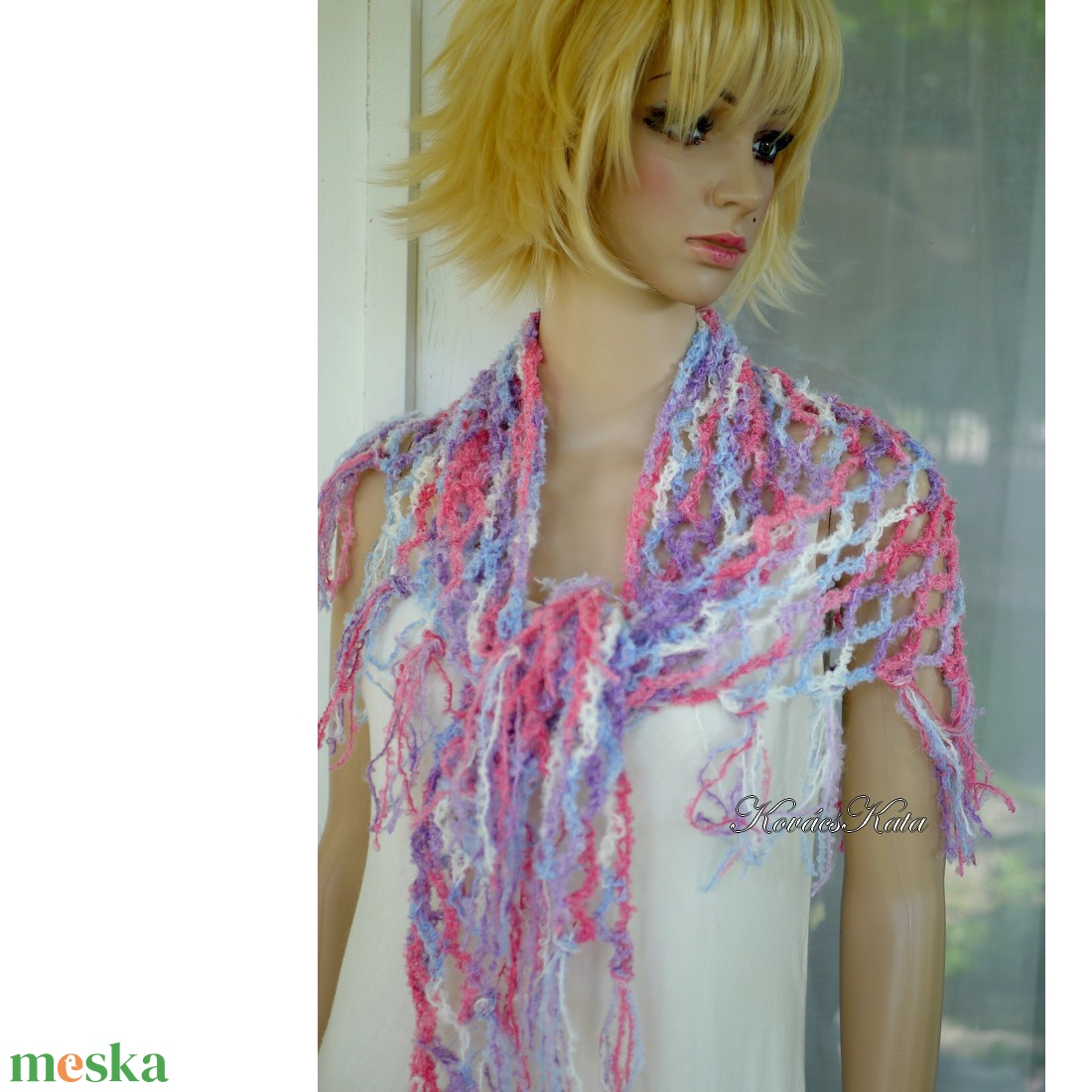 BOSZI-KENDŐ / babycolor - pillekönnyű horgolt mohair vállkendő - ruha & divat - sál, sapka, kendő - vállkendő - Meska.hu BOSZI-KENDŐ / babycolor - pillekönnyű horgolt mohair vállkendő - ruha & divat - sál, sapka, kendő - vállkendő - Meska.hu