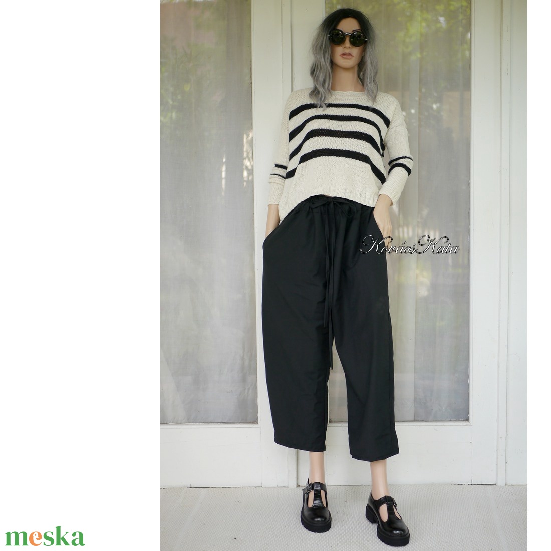 MARLENE - trendi széles-szárú design nadrág - ruha & divat - női ruha - nadrág - Meska.hu MARLENE - trendi széles-szárú design nadrág - ruha & divat - női ruha - nadrág - Meska.hu