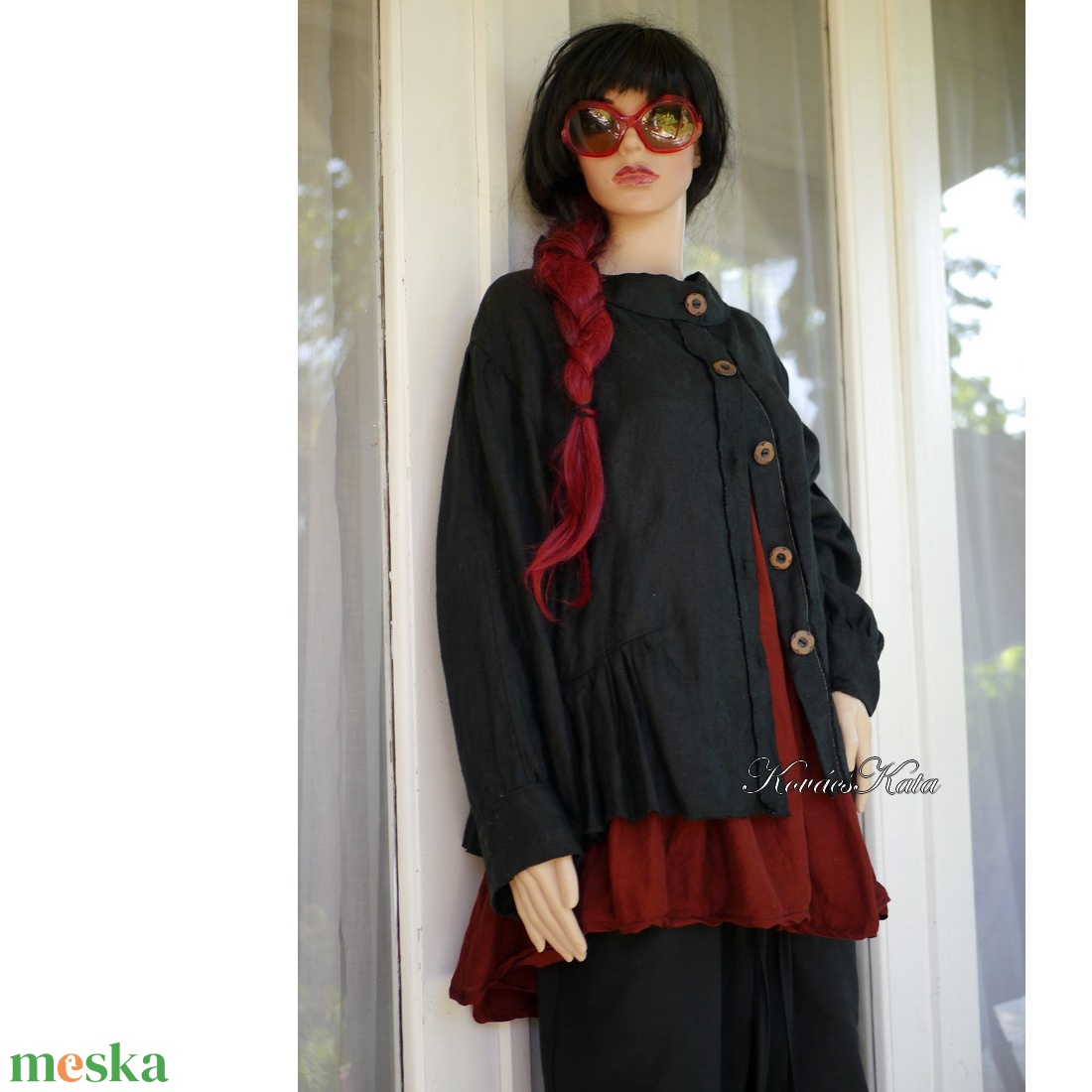 PAULA JACKET - jacquard lenvászon design kabátka - ruha & divat - női ruha - kabát - Meska.hu PAULA JACKET - jacquard lenvászon design kabátka - ruha & divat - női ruha - kabát - Meska.hu