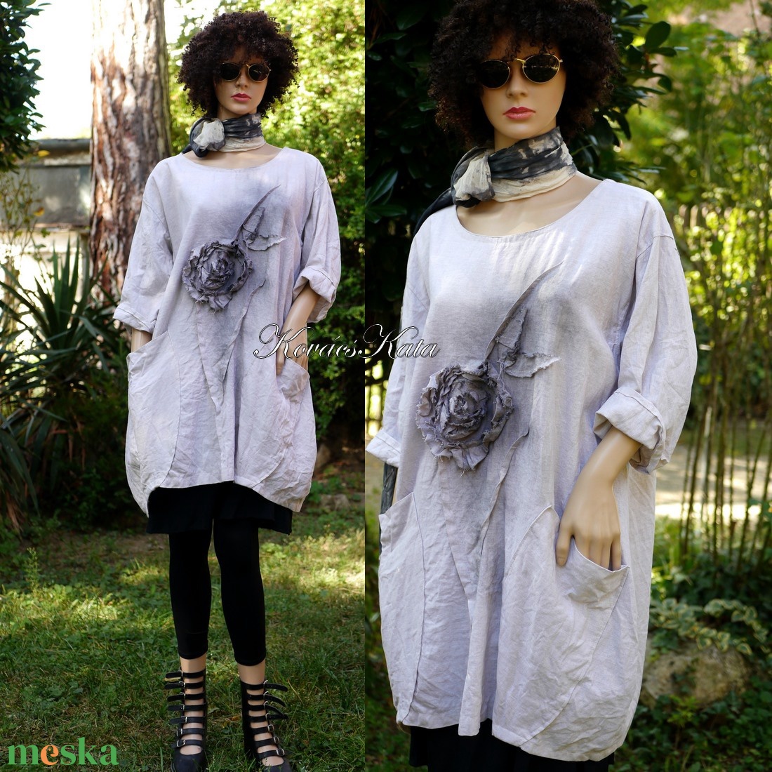 DIRTY ROSE - artsy lenvászon tunika, lagenlook design-ruha - ruha & divat - női ruha - tunika - Meska.hu DIRTY ROSE - artsy lenvászon tunika, lagenlook design-ruha - ruha & divat - női ruha - tunika - Meska.hu