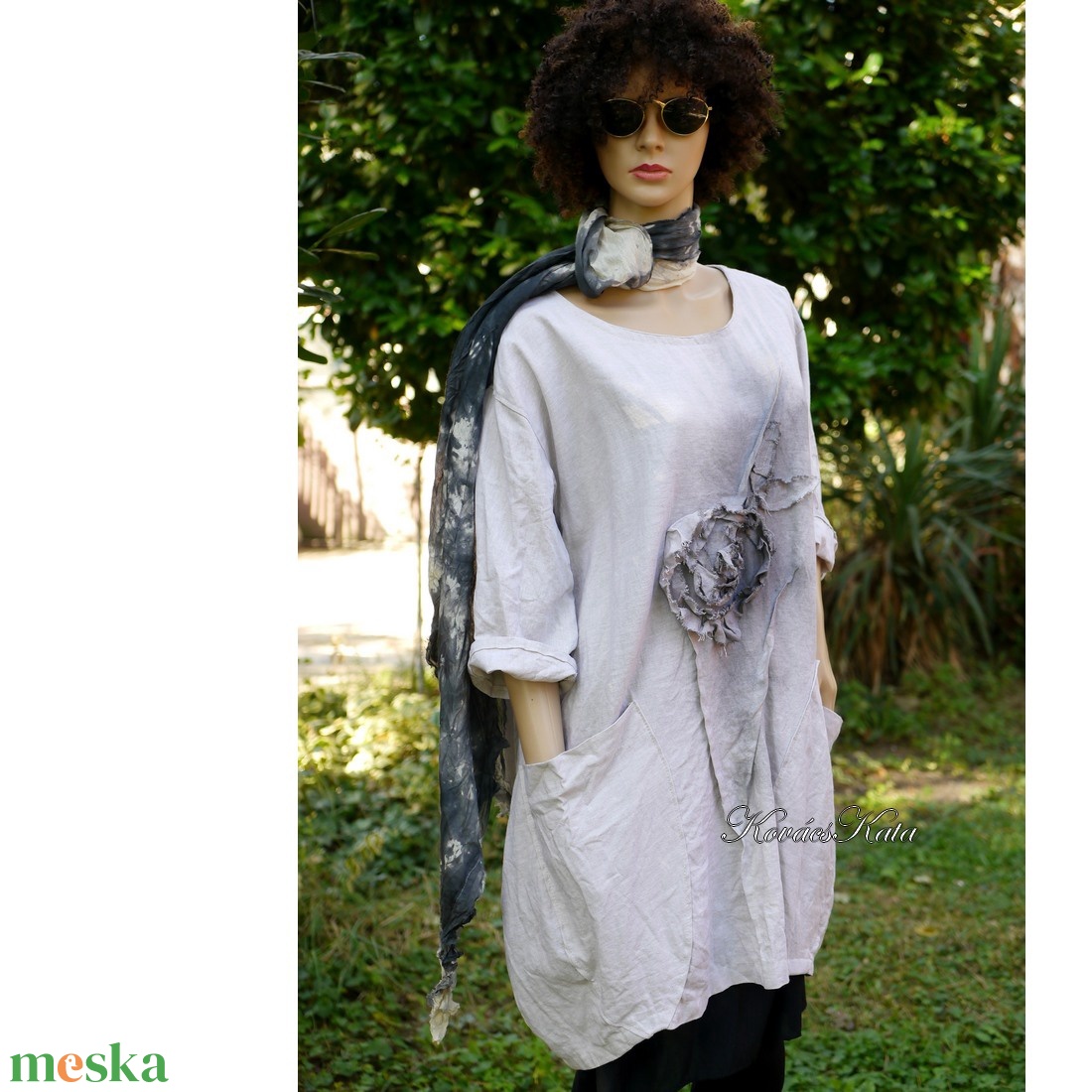 DIRTY ROSE - artsy lenvászon tunika, lagenlook design-ruha - ruha & divat - női ruha - tunika - Meska.hu DIRTY ROSE - artsy lenvászon tunika, lagenlook design-ruha - ruha & divat - női ruha - tunika - Meska.hu