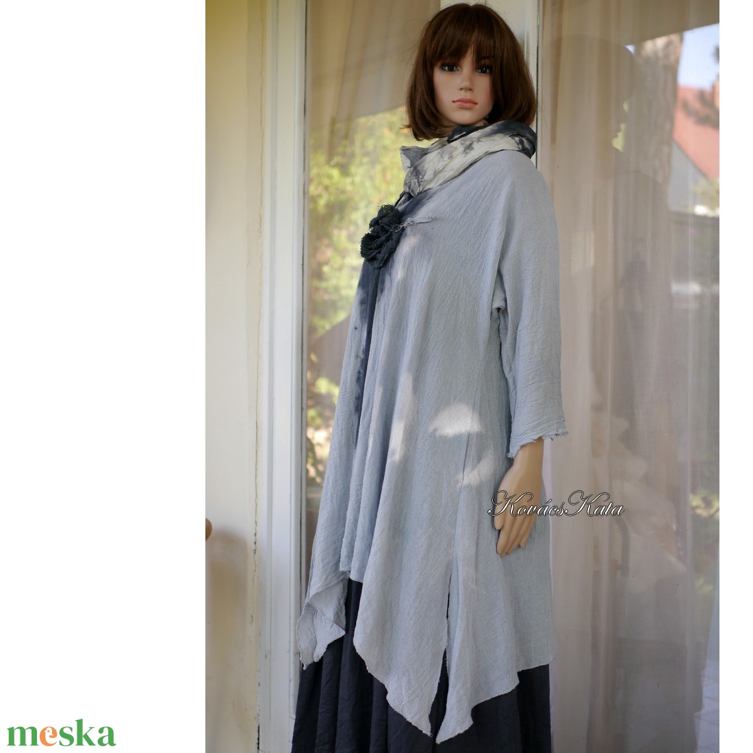 MALIBU - lagenlook géztunika / palakék - ruha & divat - női ruha - kismamaruha - Meska.hu MALIBU - lagenlook géztunika / palakék - ruha & divat - női ruha - kismamaruha - Meska.hu