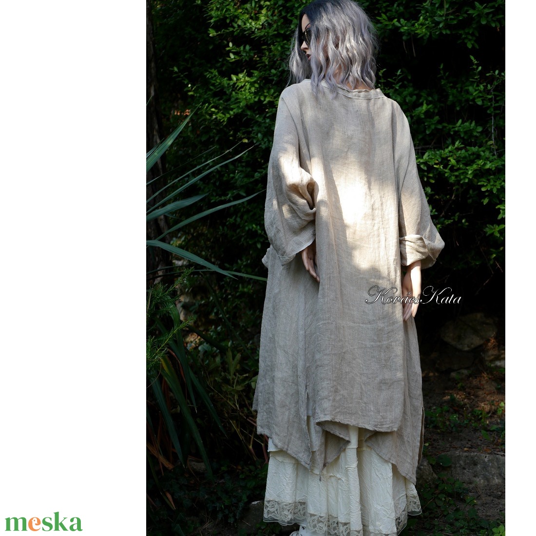 LEN-KAFTÁN - lagenlook flax lengéz kabátka - ruha & divat - női ruha - kabát - Meska.hu LEN-KAFTÁN - lagenlook flax lengéz kabátka - ruha & divat - női ruha - kabát - Meska.hu