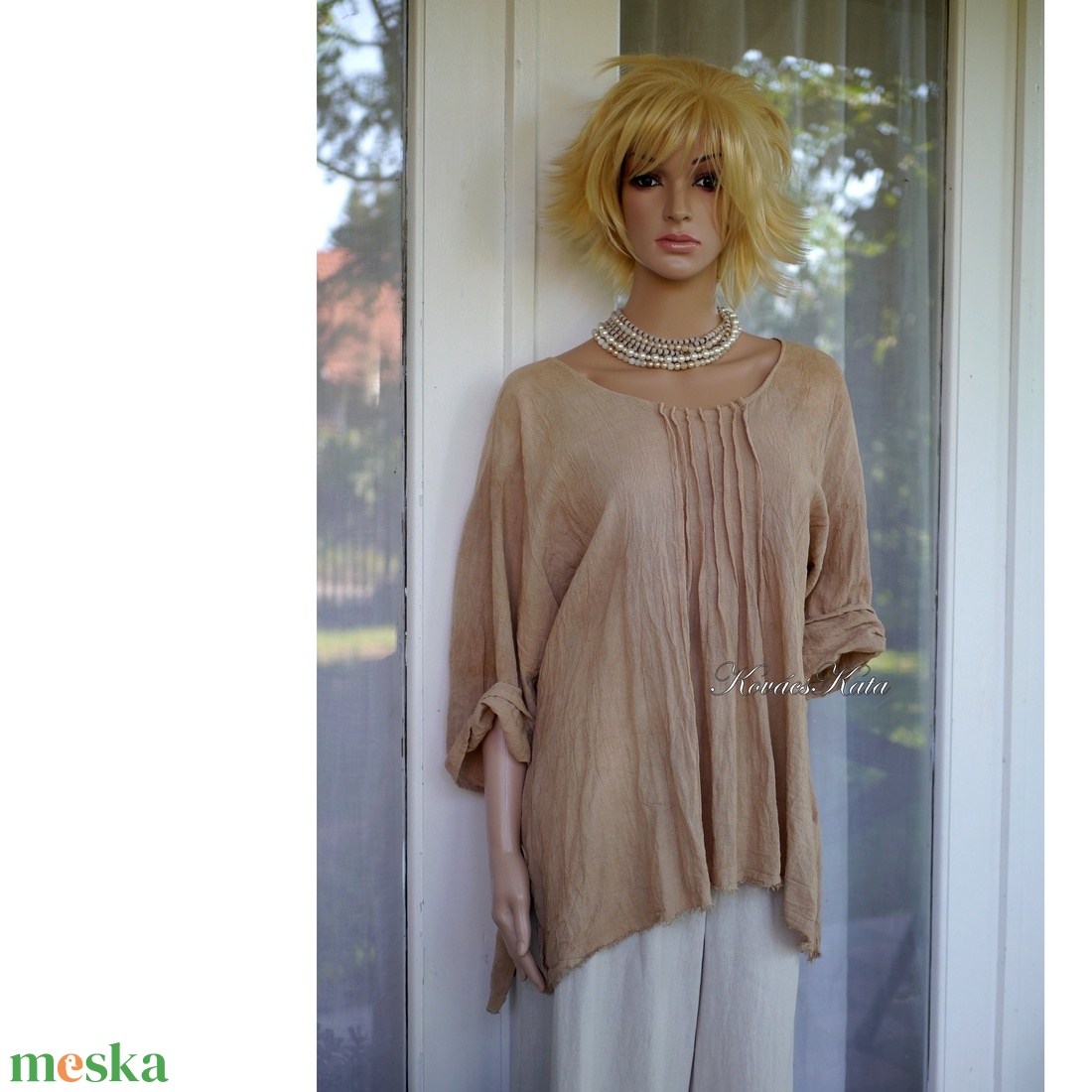 ABIGÉL - lagenlook vászon tunika, kismama ruha - ruha & divat - női ruha - tunika - Meska.hu ABIGÉL - lagenlook vászon tunika, kismama ruha - ruha & divat - női ruha - tunika - Meska.hu