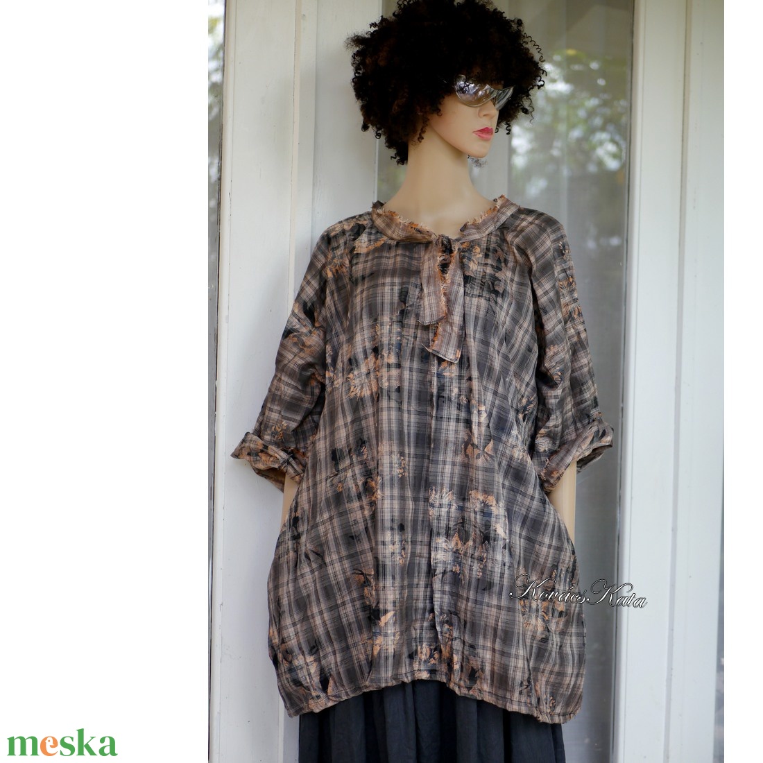 ZAZYE TUNIKA - lagenlook batiszt blúz - ruha & divat - női ruha - tunika - Meska.hu ZAZYE TUNIKA - lagenlook batiszt blúz - ruha & divat - női ruha - tunika - Meska.hu