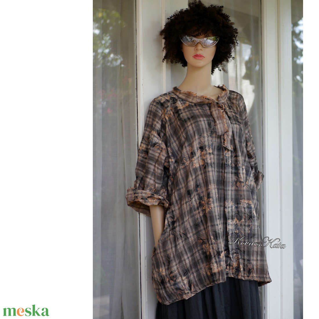 ZAZYE TUNIKA - lagenlook batiszt blúz - ruha & divat - női ruha - tunika - Meska.hu ZAZYE TUNIKA - lagenlook batiszt blúz - ruha & divat - női ruha - tunika - Meska.hu