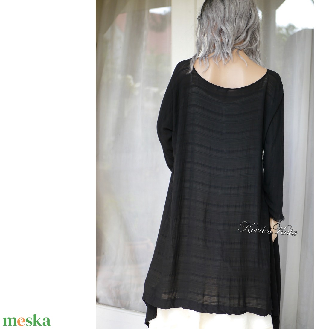 GÉSA-TUNIKA - jacquard jersey lagenlook tunika - ruha & divat - női ruha - ruha - Meska.hu GÉSA-TUNIKA - jacquard jersey lagenlook tunika - ruha & divat - női ruha - ruha - Meska.hu