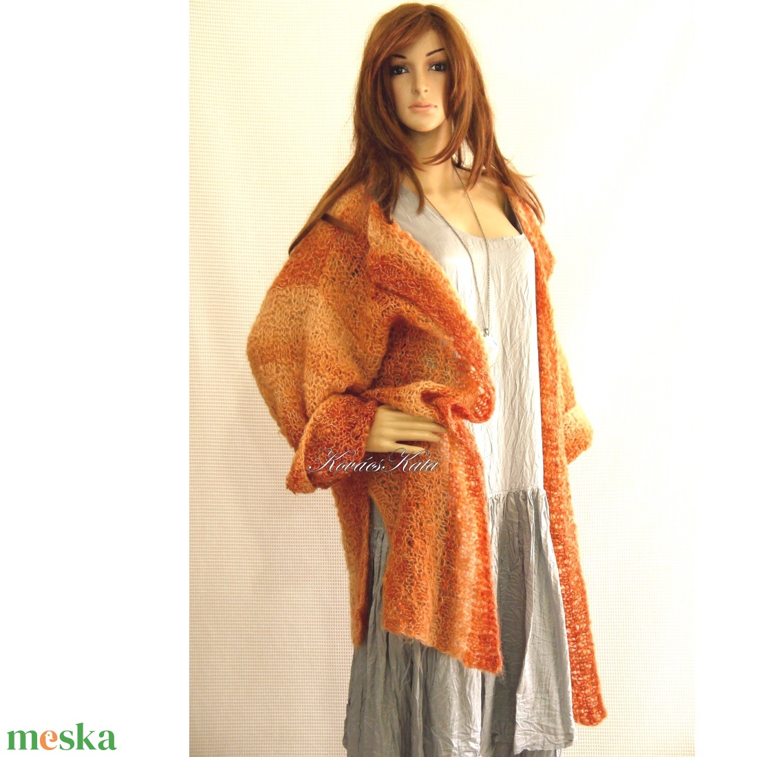 CITRUS - kézzel kötött vintage mohair kabát, kardigán - ruha & divat - női ruha - kabát - Meska.hu CITRUS - kézzel kötött vintage mohair kabát, kardigán - ruha & divat - női ruha - kabát - Meska.hu