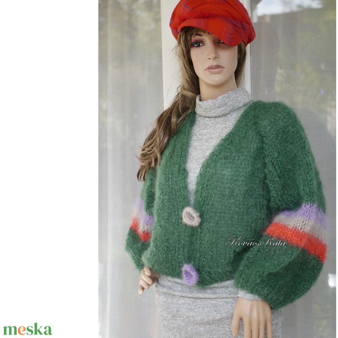 SZONJA MOHAIR BOMBER - exkluzív kid-mohair kézzel kötött kardigán, pulóver / borostyán - ruha & divat - női ruha - pulóver - Meska.hu SZONJA MOHAIR BOMBER - exkluzív kid-mohair kézzel kötött kardigán, pulóver / borostyán - ruha & divat - női ruha - pulóver - Meska.hu