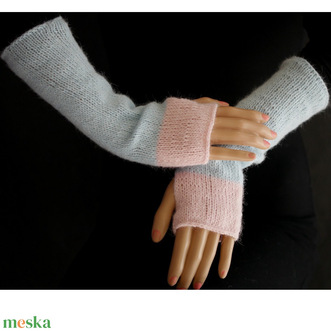 BOSZI-KESZTYŰ / angora - exkluzív kézzel kötött kesztyűszár, kézmelegítő / kék + rózsaszín - ruha & divat - sál, sapka, kendő - kesztyű - Meska.hu BOSZI-KESZTYŰ / angora - exkluzív kézzel kötött kesztyűszár, kézmelegítő / kék + rózsaszín - ruha & divat - sál, sapka, kendő - kesztyű - Meska.hu
