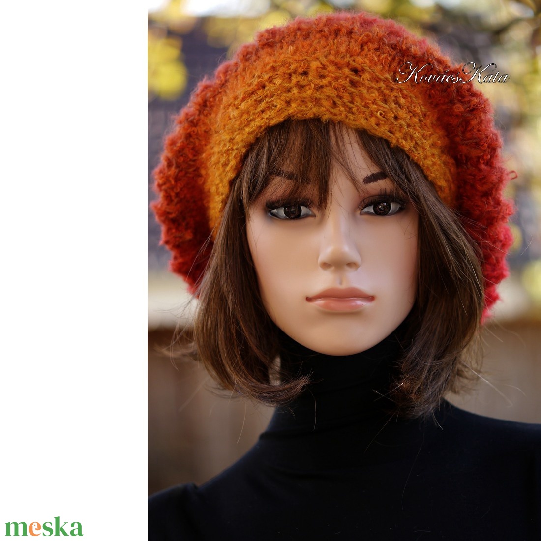 BORBÁLA / bíbor alkony - exkluzív kézzel kötött VIP merinó mohair sapka - ruha & divat - sál, sapka, kendő - sapka - Meska.hu BORBÁLA / bíbor alkony - exkluzív kézzel kötött VIP merinó mohair sapka - ruha & divat - sál, sapka, kendő - sapka - Meska.hu