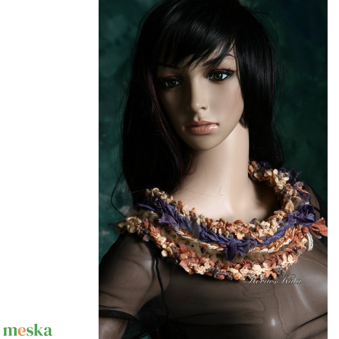 MYSTERY / ŐSZI ALKONY - art shawl - exkluzív horgolt design körsál, gallér - ruha & divat - sál, sapka, kendő - sál - Meska.hu MYSTERY / ŐSZI ALKONY - art shawl - exkluzív horgolt design körsál, gallér - ruha & divat - sál, sapka, kendő - sál - Meska.hu