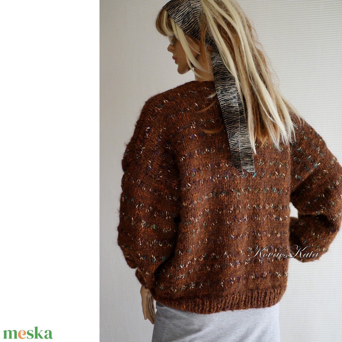 MAIA / rustic - trendi kézzel kötött chunky alpaka-mohair kardigán, pulóver - ruha & divat - női ruha - pulóver - Meska.hu MAIA / rustic - trendi kézzel kötött chunky alpaka-mohair kardigán, pulóver - ruha & divat - női ruha - pulóver - Meska.hu