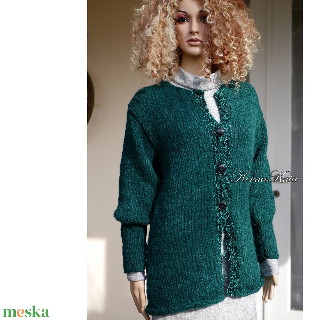 BERNADETTE - elegáns kézzel kötött hosszú alpaka kardigán, pulóver / zöld - ruha & divat - női ruha - pulóver - Meska.hu BERNADETTE - elegáns kézzel kötött hosszú alpaka kardigán, pulóver / zöld - ruha & divat - női ruha - pulóver - Meska.hu