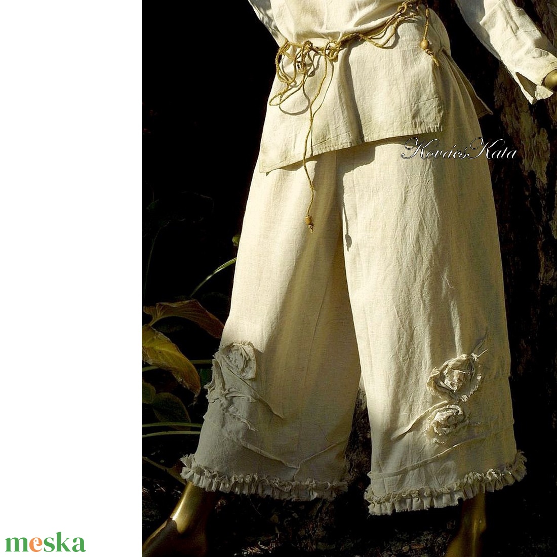 FANNY-NACI - artsy lagenlook lenvászon nadrág - ruha & divat - női ruha - nadrág - Meska.hu FANNY-NACI - artsy lagenlook lenvászon nadrág - ruha & divat - női ruha - nadrág - Meska.hu