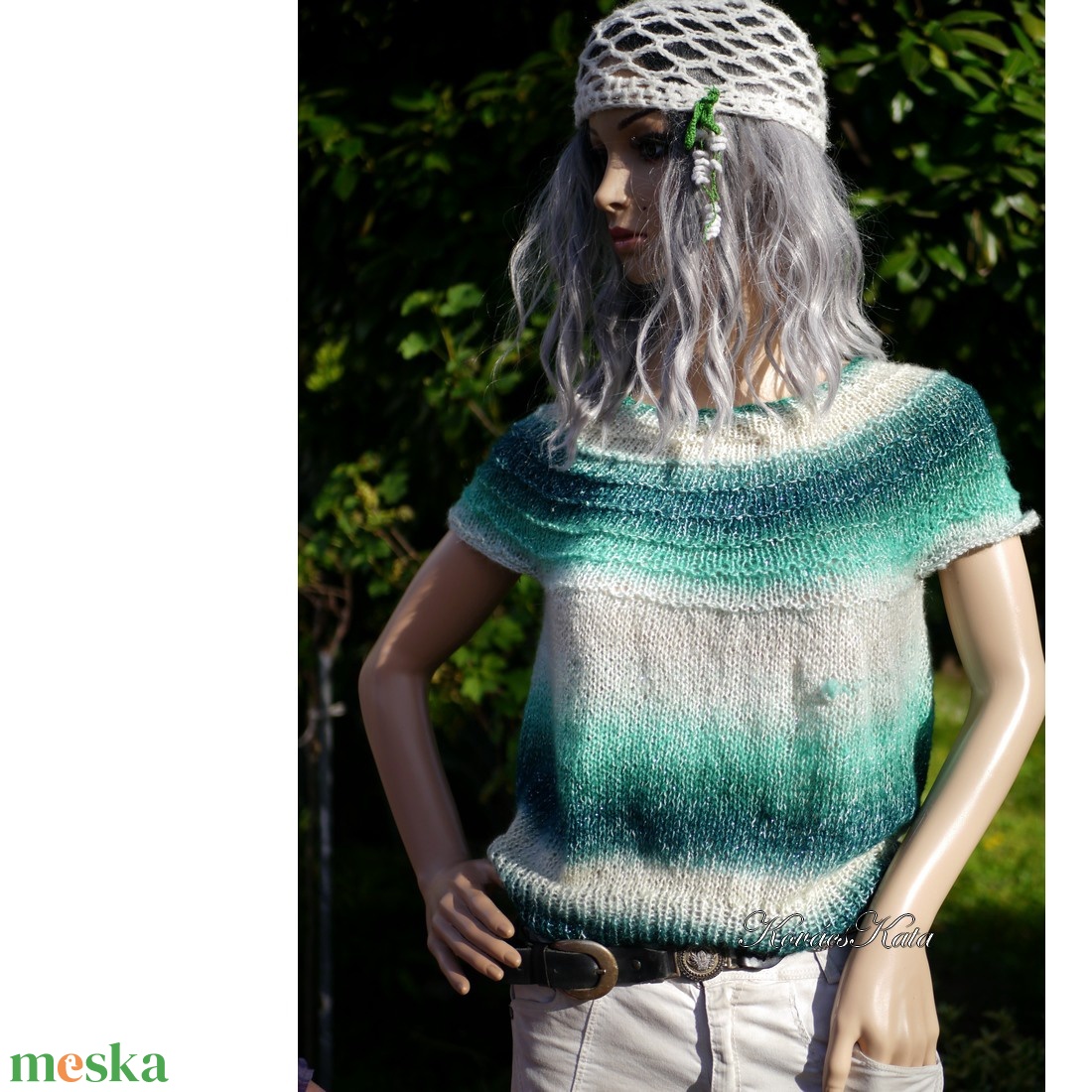 CRAZY-GLAMOUR TOP - kézzel kötött pamut pulóver - ruha & divat - női ruha - pulóver - Meska.hu CRAZY-GLAMOUR TOP - kézzel kötött pamut pulóver - ruha & divat - női ruha - pulóver - Meska.hu