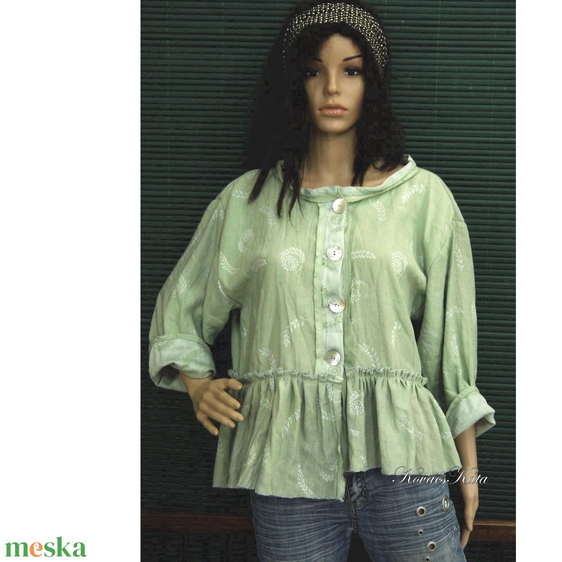 MENTA - babydoll design kabátka - ruha & divat - női ruha - kabát - Meska.hu MENTA - babydoll design kabátka - ruha & divat - női ruha - kabát - Meska.hu