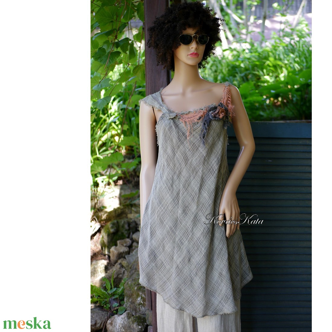 BOHO-SLIP - artsy lengéz kombinéruha, kötényruha - ruha & divat - női ruha - ruha - Meska.hu BOHO-SLIP - artsy lengéz kombinéruha, kötényruha - ruha & divat - női ruha - ruha - Meska.hu