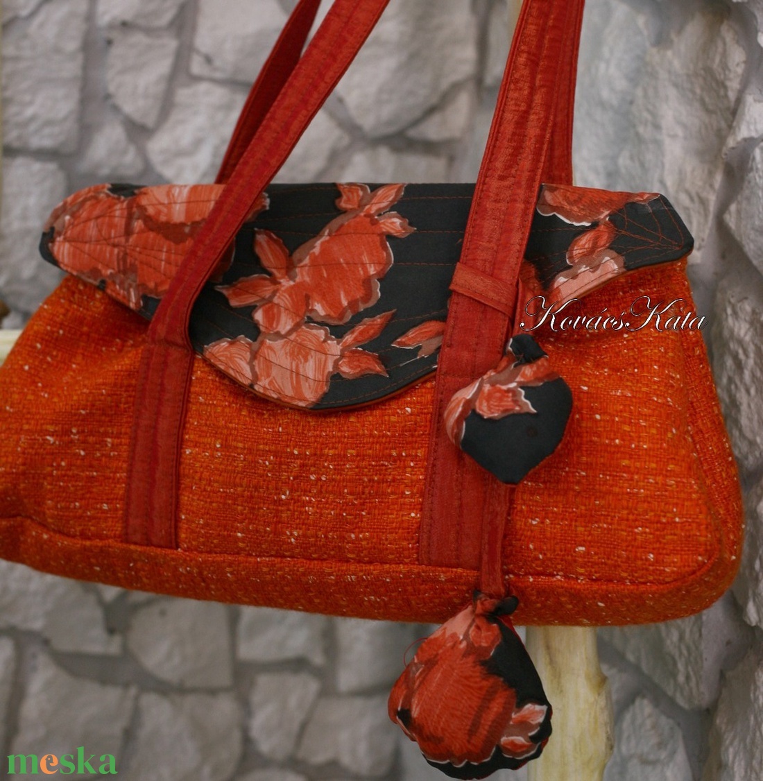 NARANCS-BUKLÉ kistáska - vintage textil retikül - táska & tok - kézitáska & válltáska - válltáska - Meska.hu NARANCS-BUKLÉ kistáska - vintage textil retikül - táska & tok - kézitáska & válltáska - válltáska - Meska.hu