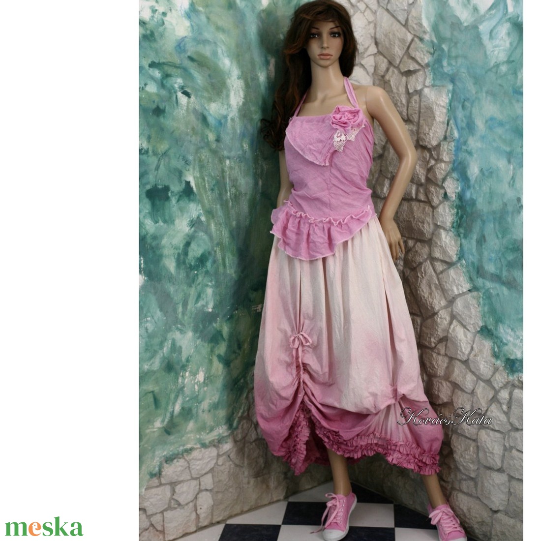 PINK GÉZTOP - romantikus nyári felső - ruha & divat - női ruha - top - Meska.hu PINK GÉZTOP - romantikus nyári felső - ruha & divat - női ruha - top - Meska.hu