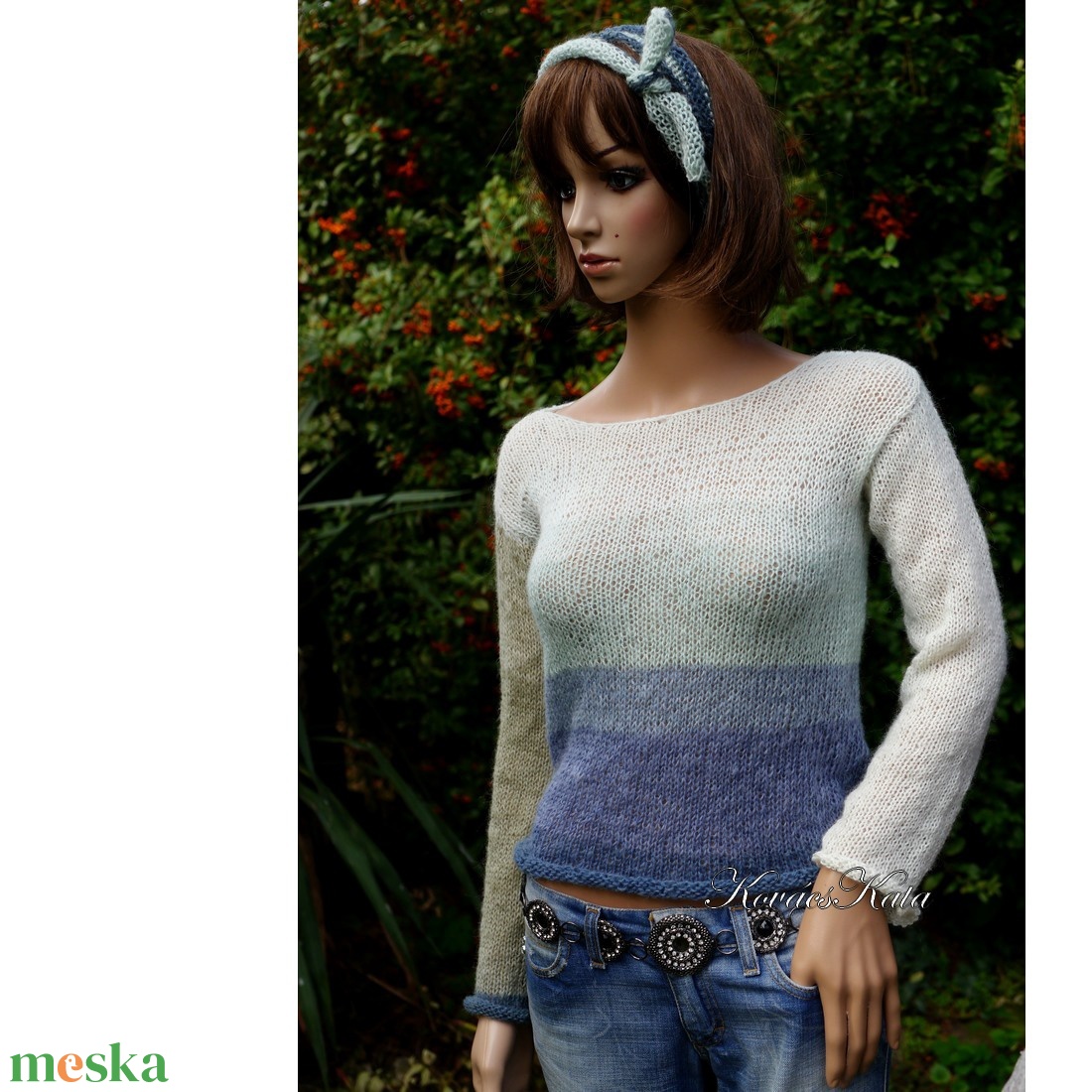 MOHAIR DREAM / tél - kézzel kötött finom mohair pulóver + sál - ruha & divat - női ruha - pulóver - Meska.hu MOHAIR DREAM / tél - kézzel kötött finom mohair pulóver + sál - ruha & divat - női ruha - pulóver - Meska.hu