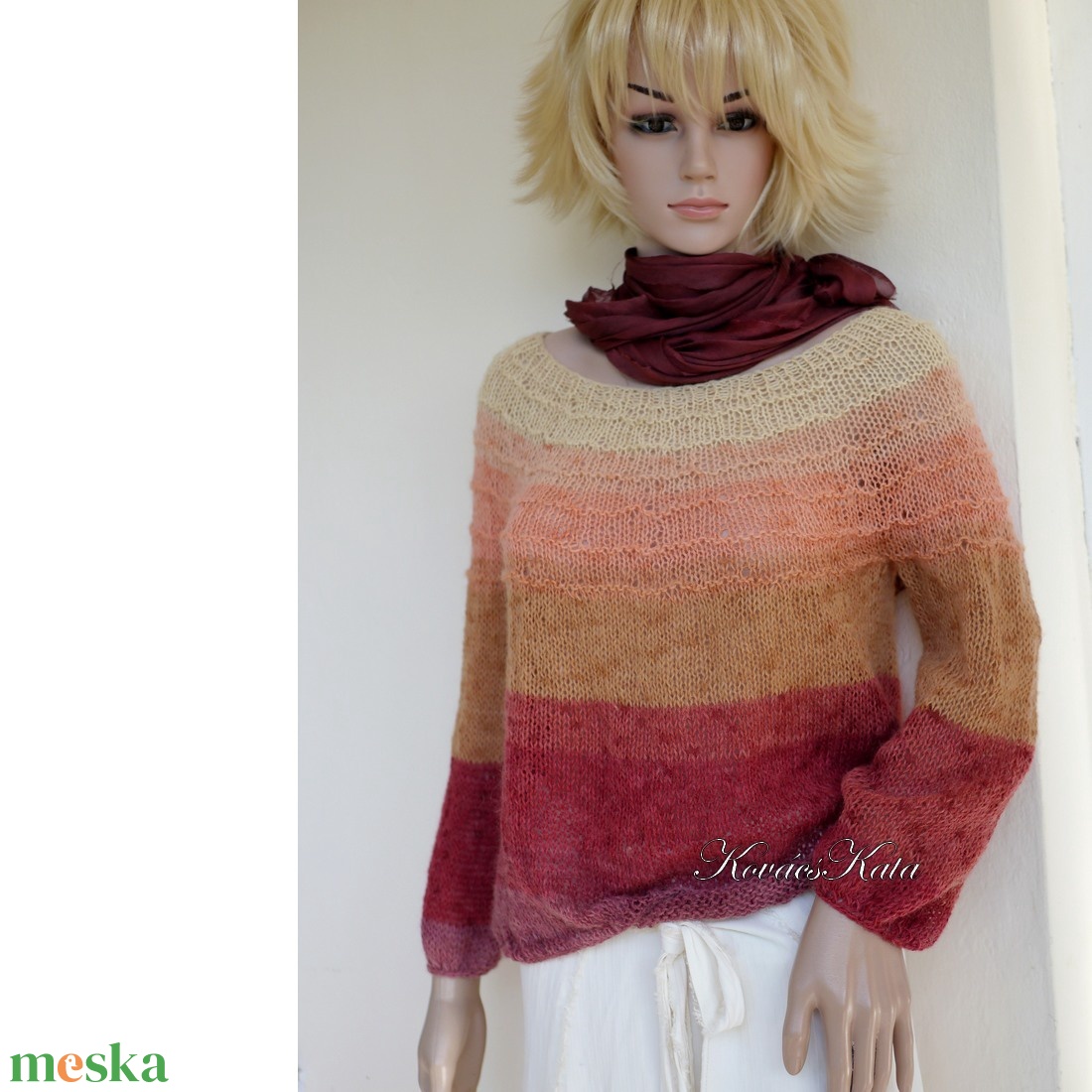 MOHAIR DREAM / ősz - kézzel kötött finom mohair pulóver - ruha & divat - női ruha - pulóver - Meska.hu MOHAIR DREAM / ősz - kézzel kötött finom mohair pulóver - ruha & divat - női ruha - pulóver - Meska.hu