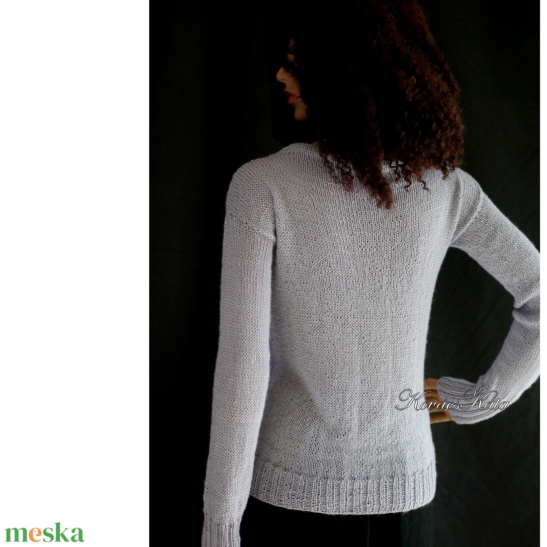 ZSANETT / BabyAlpaca Silk - exkluzív kézzel kötött pulóver / gyöngy-szürke - ruha & divat - női ruha - pulóver - Meska.hu ZSANETT / BabyAlpaca Silk - exkluzív kézzel kötött pulóver / gyöngy-szürke - ruha & divat - női ruha - pulóver - Meska.hu