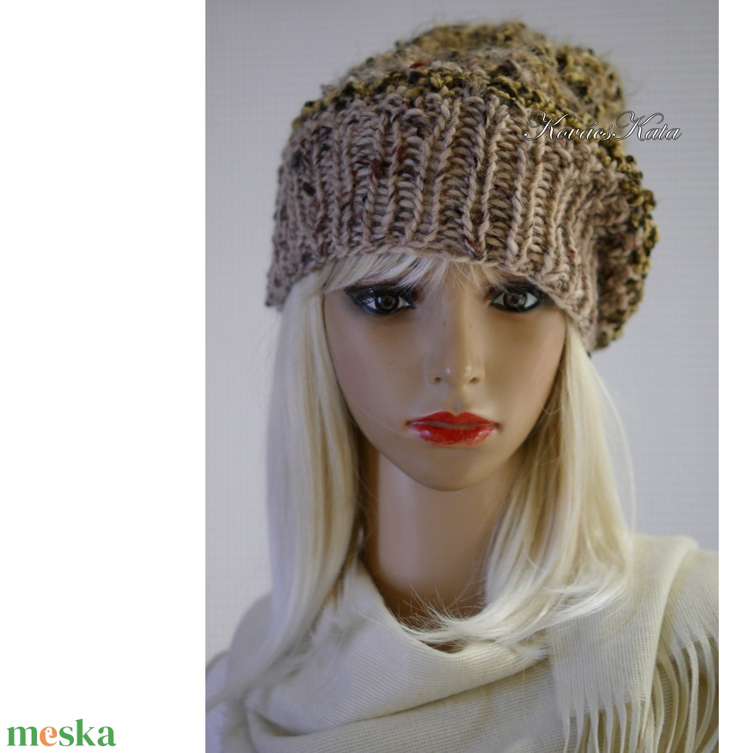 SZILVI-SAPI / tweed - trendi chunky beanie, kézzel kötött gyapjú sapka - ruha & divat - sál, sapka, kendő - sapka - Meska.hu SZILVI-SAPI / tweed - trendi chunky beanie, kézzel kötött gyapjú sapka - ruha & divat - sál, sapka, kendő - sapka - Meska.hu