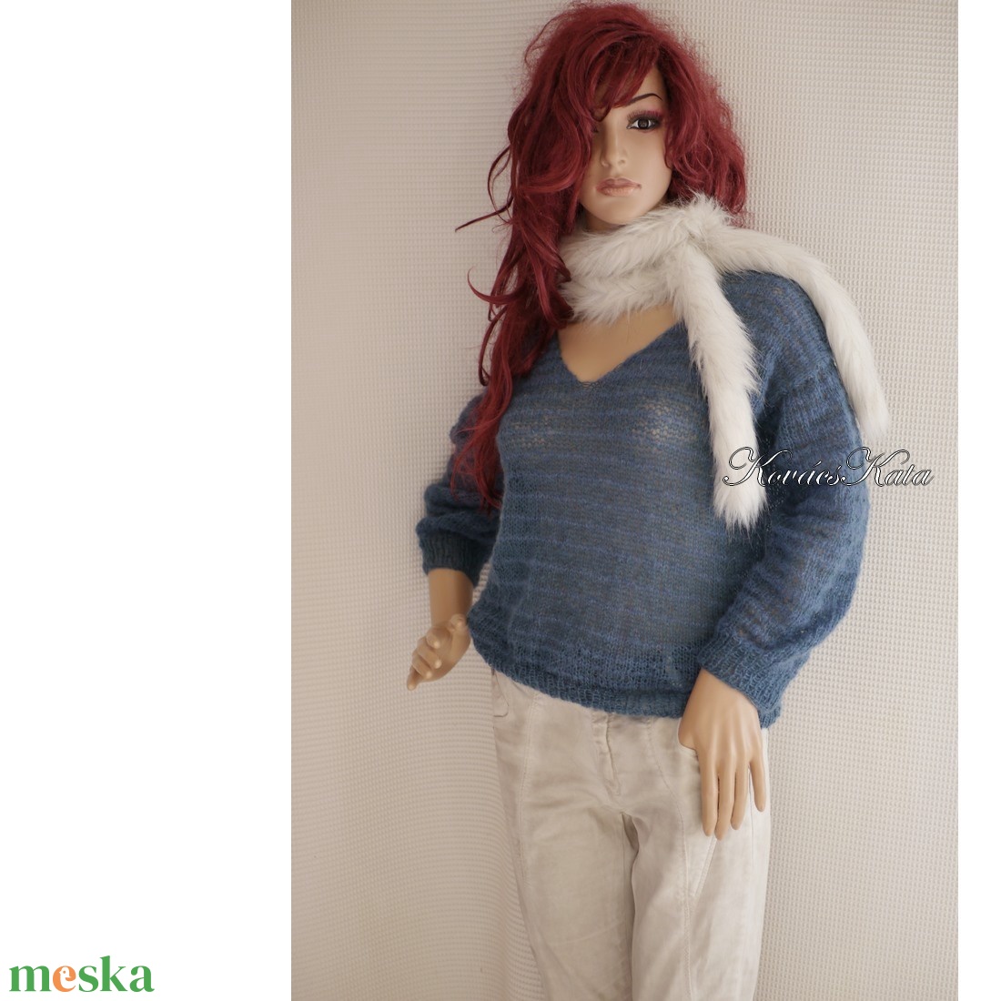 VERA / hamvas-szilva - exkluzív alpaka-mohair kézzel kötött pulóver - ruha & divat - női ruha - pulóver - Meska.hu VERA / hamvas-szilva - exkluzív alpaka-mohair kézzel kötött pulóver - ruha & divat - női ruha - pulóver - Meska.hu