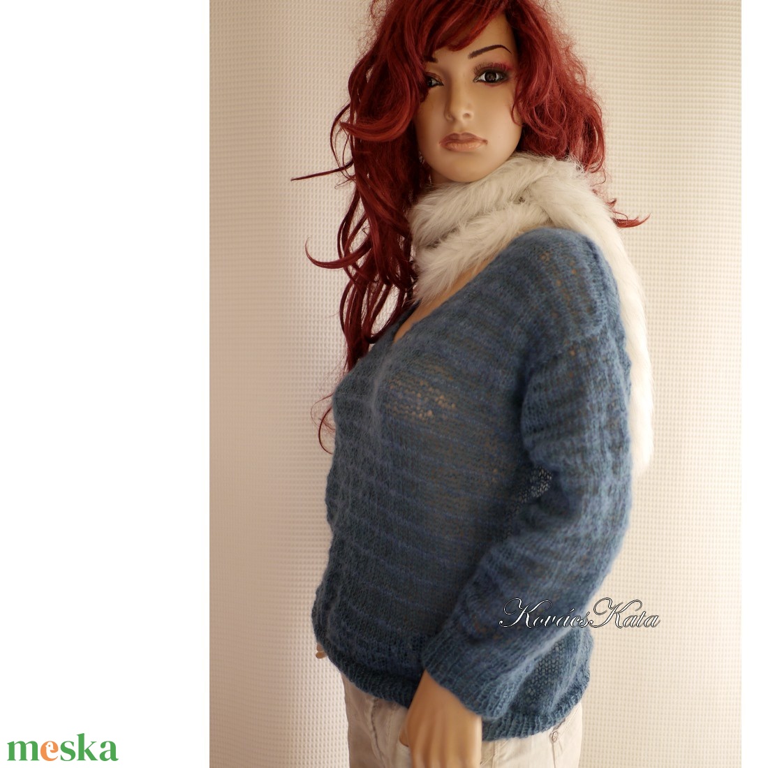 VERA / hamvas-szilva - exkluzív alpaka-mohair kézzel kötött pulóver - ruha & divat - női ruha - pulóver - Meska.hu VERA / hamvas-szilva - exkluzív alpaka-mohair kézzel kötött pulóver - ruha & divat - női ruha - pulóver - Meska.hu