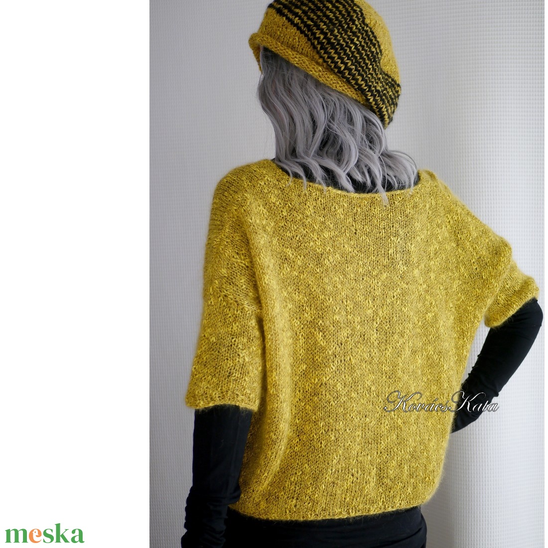 ASTER - exkluzív kézzel kötött kidmohair-silk + selyem oversize pulóver - ruha & divat - női ruha - pulóver - Meska.hu ASTER - exkluzív kézzel kötött kidmohair-silk + selyem oversize pulóver - ruha & divat - női ruha - pulóver - Meska.hu