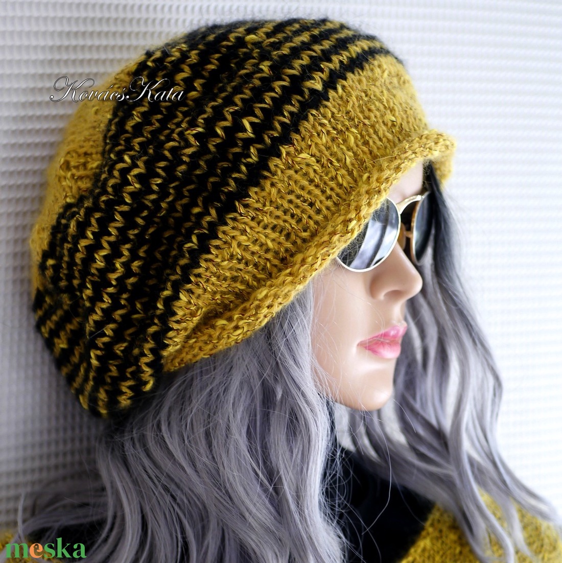 BEANIE LUX / ASTER - trendi kézzel kötött gyapjú + kidmohair-silk sapka - ruha & divat - sál, sapka, kendő - sapka - Meska.hu BEANIE LUX / ASTER - trendi kézzel kötött gyapjú + kidmohair-silk sapka - ruha & divat - sál, sapka, kendő - sapka - Meska.hu