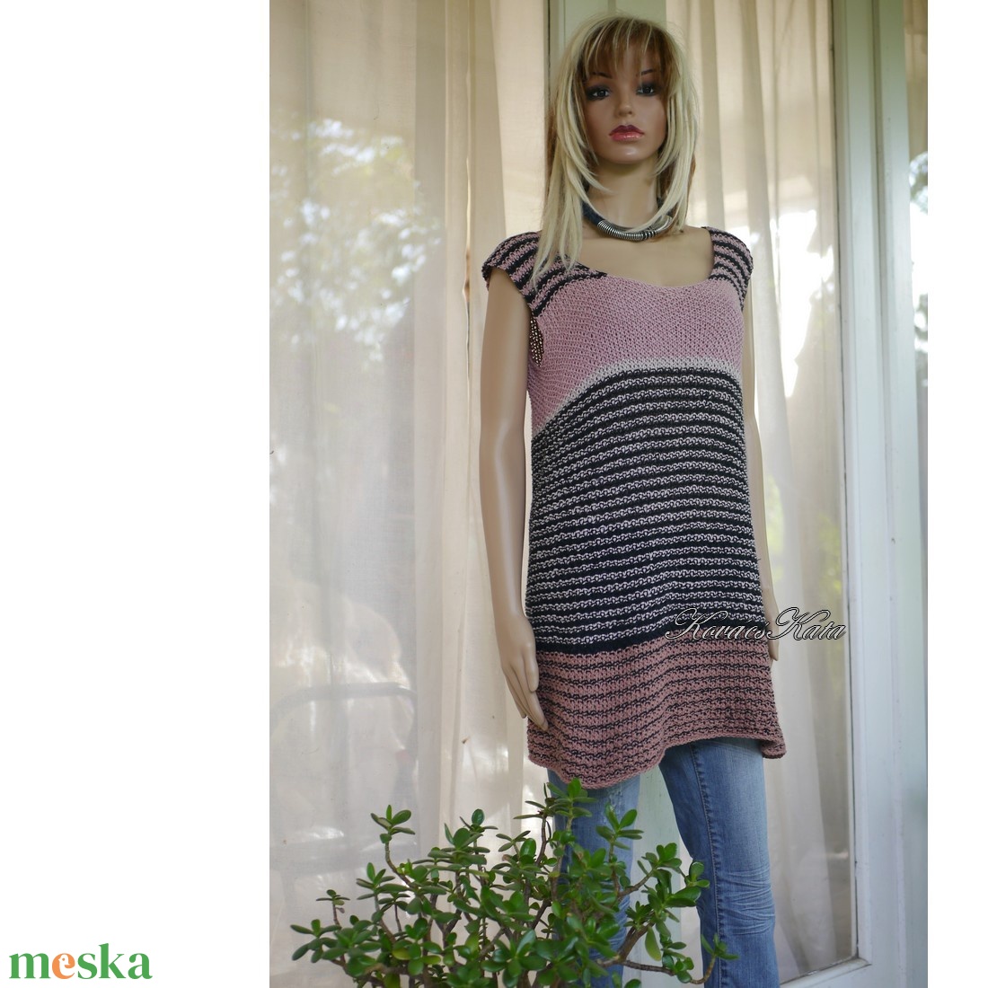BELLE JUMPER - bohém, kézzel kötött pamut-len-viszkóz design pulóver ruha - ruha & divat - női ruha - pulóver - Meska.hu BELLE JUMPER - bohém, kézzel kötött pamut-len-viszkóz design pulóver ruha - ruha & divat - női ruha - pulóver - Meska.hu