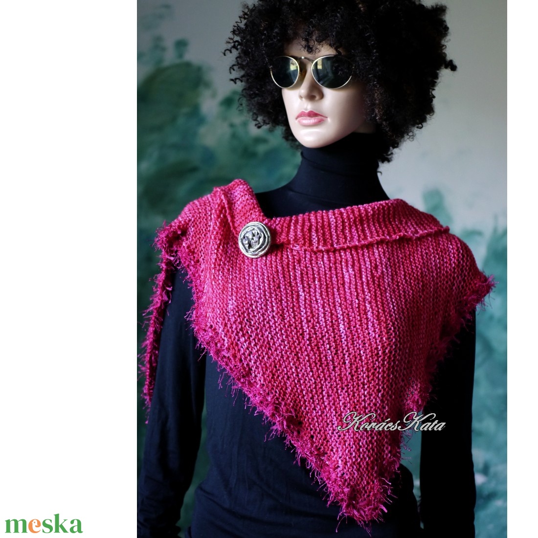 DELUXE SILK VÁLLKENDŐ - exkluzív kézzel kötött-festett selyem-jak- merinó kendő / deep magenta - ruha & divat - sál, sapka, kendő - vállkendő - Meska.hu DELUXE SILK VÁLLKENDŐ - exkluzív kézzel kötött-festett selyem-jak- merinó kendő / deep magenta - ruha & divat - sál, sapka, kendő - vállkendő - Meska.hu
