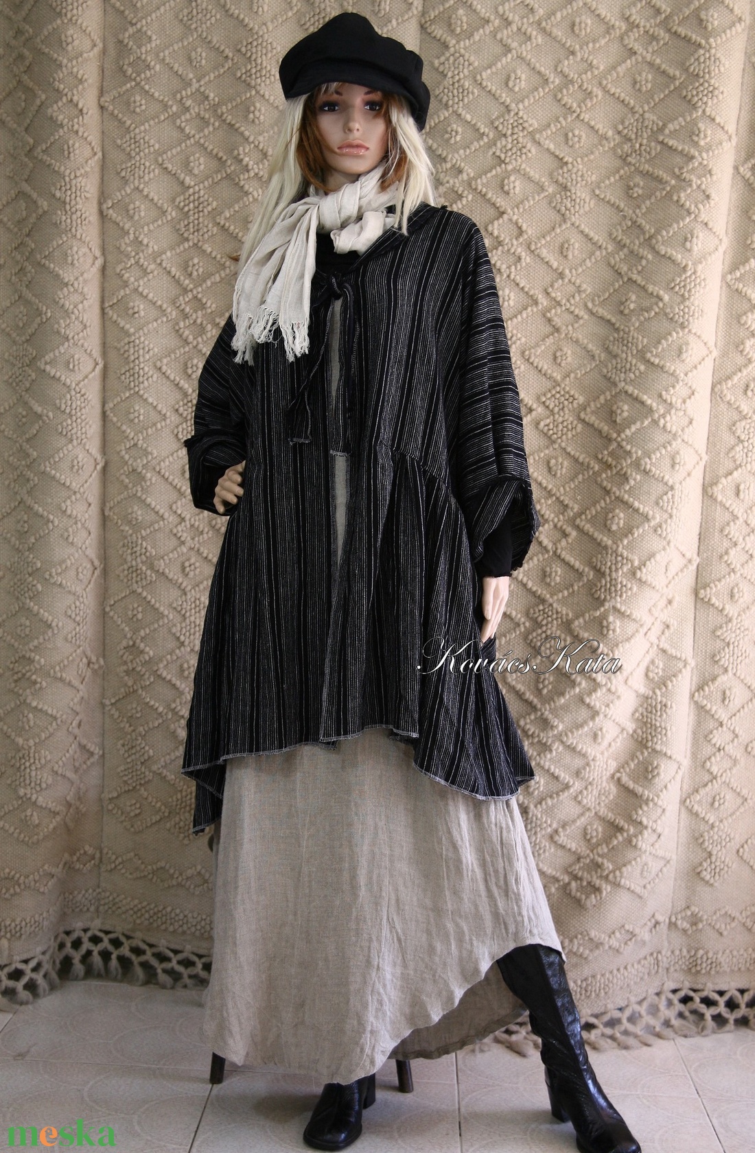 PAULA KABÁTKA - Lagenlook design tunika - ruha & divat - női ruha - tunika - Meska.hu