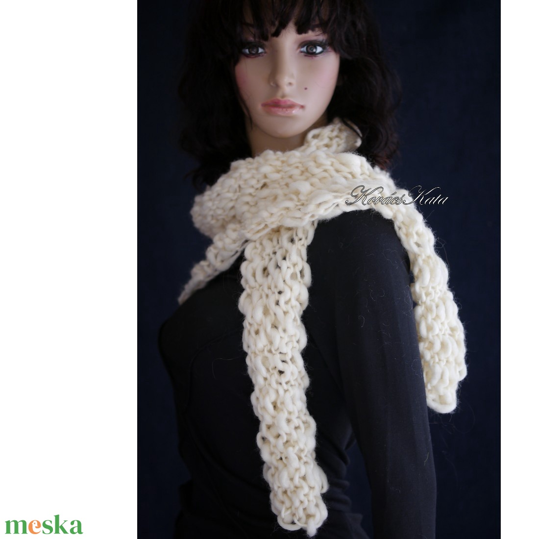 HANDSPUN VÁLLKENDŐ - kézzel kötött kézzel font 100% gyapjú sálkendő - ruha & divat - sál, sapka, kendő - vállkendő - Meska.hu