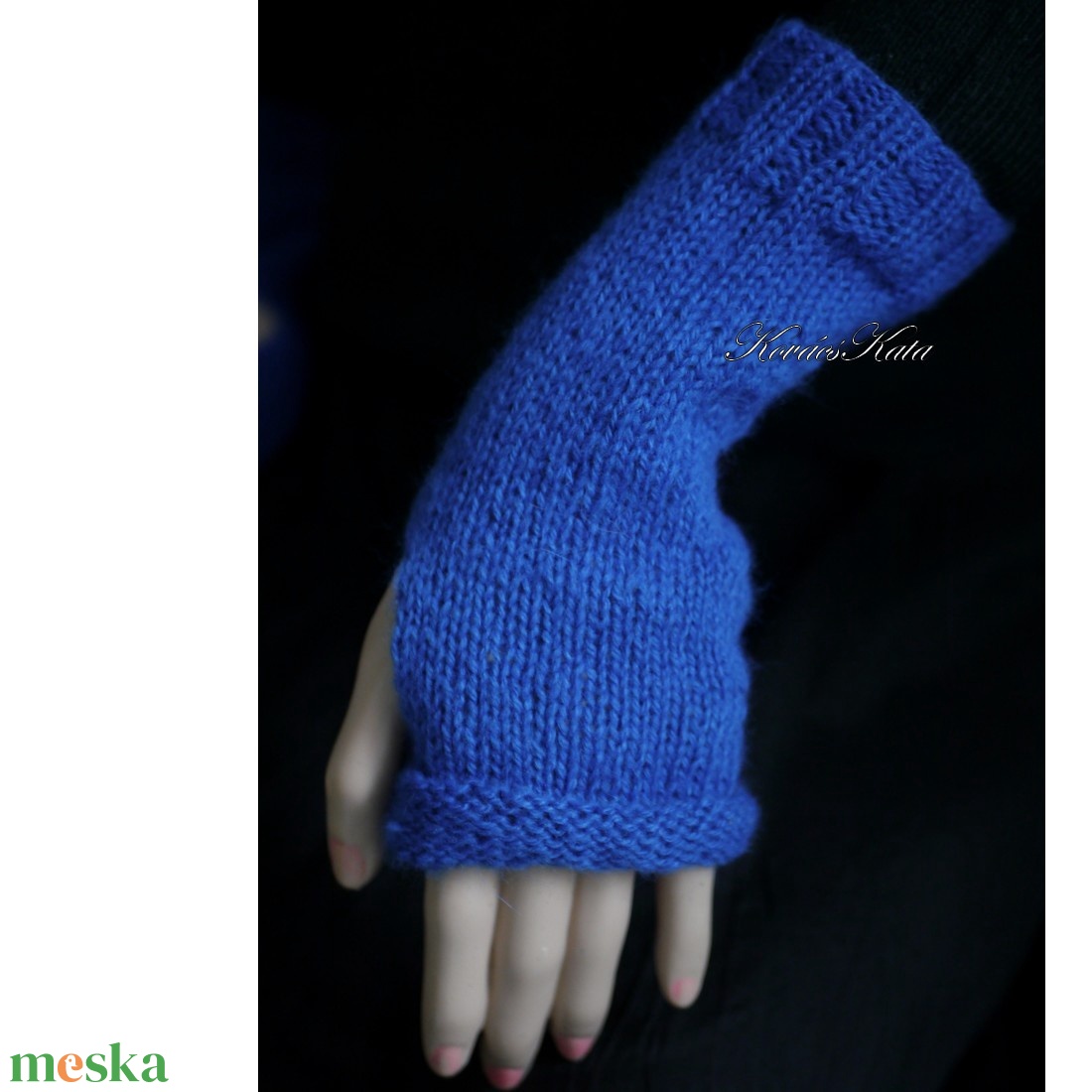 PILLE KESZTYŰ / angora - exkluzív kézzel kötött kesztyűszár, kézmelegítő /  royal KÉSZLETEN - ruha & divat - sál, sapka, kendő - kesztyű - Meska.hu
