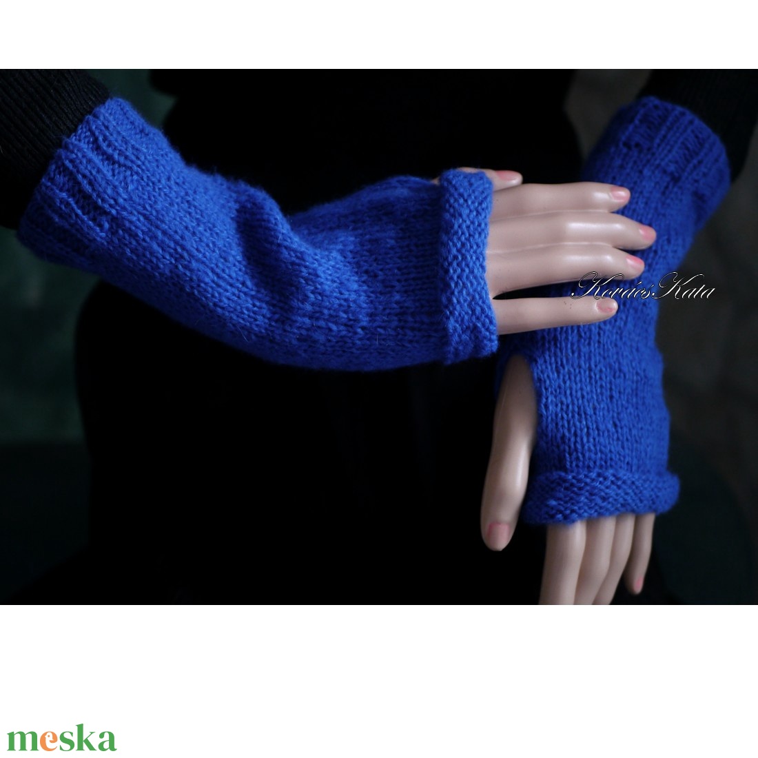 PILLE KESZTYŰ / angora - exkluzív kézzel kötött kesztyűszár, kézmelegítő /  royal KÉSZLETEN - ruha & divat - sál, sapka, kendő - kesztyű - Meska.hu