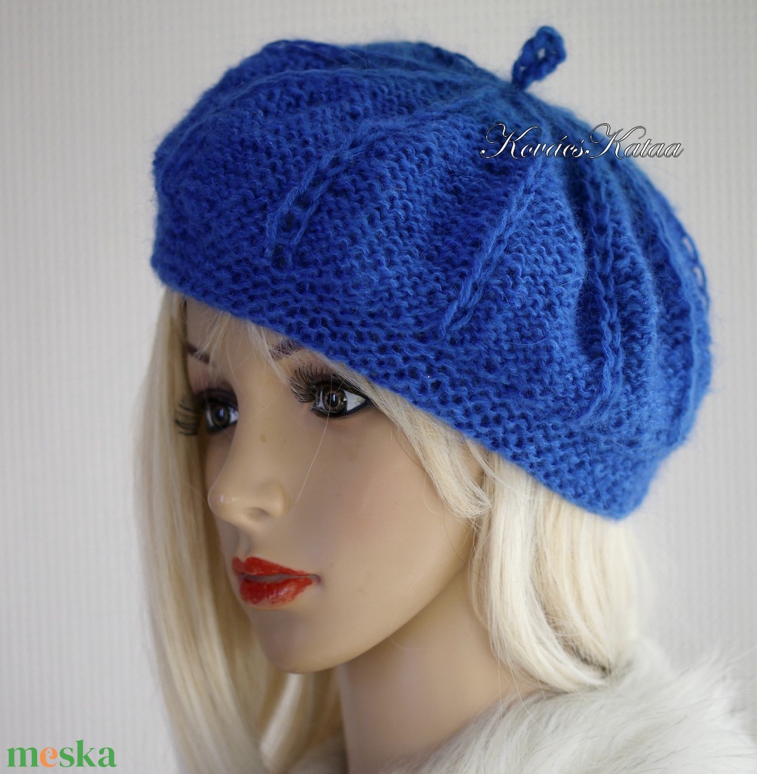 PILLE KESZTYŰ / angora - exkluzív kézzel kötött kesztyűszár, kézmelegítő /  royal KÉSZLETEN - ruha & divat - sál, sapka, kendő - kesztyű - Meska.hu