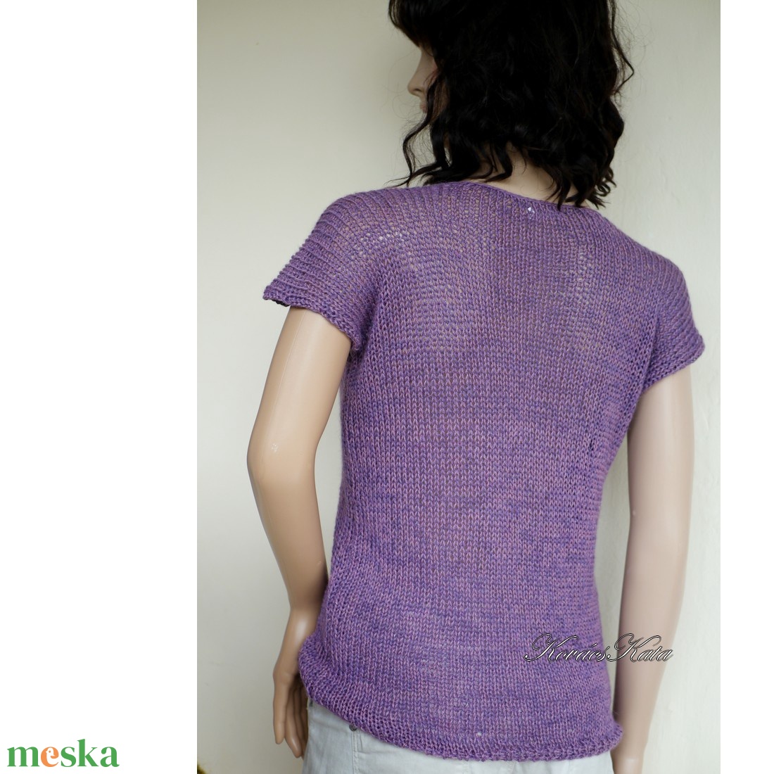 BARKA BabyAlpaca Silk - kézzel kötött exkluzív artsy-design pulóver / hanga KÉSZLETEN - ruha & divat - női ruha - pulóver - Meska.hu