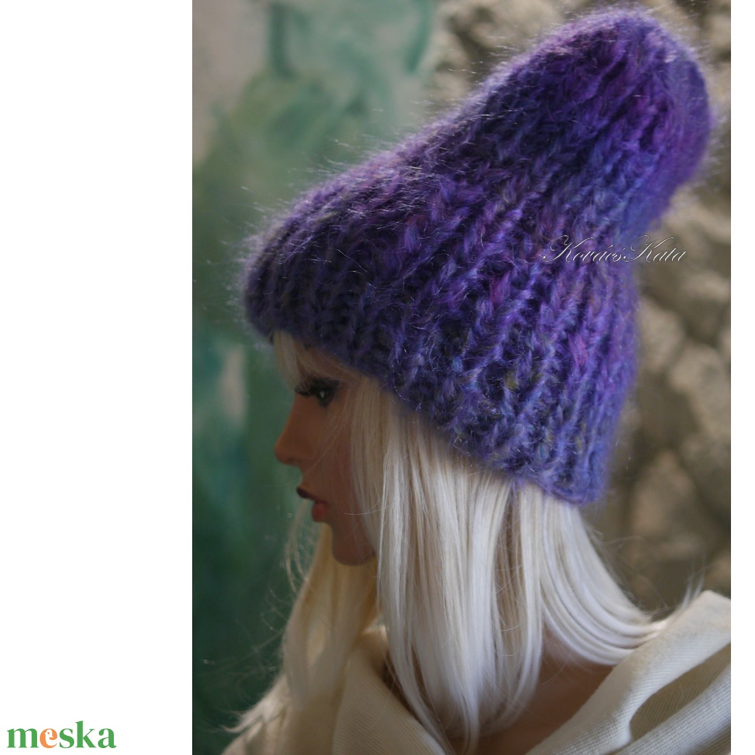 BALIBEANIE  - extravastag mohair kézzel kötött sapka / joy - ruha & divat - sál, sapka, kendő - sapka - Meska.hu