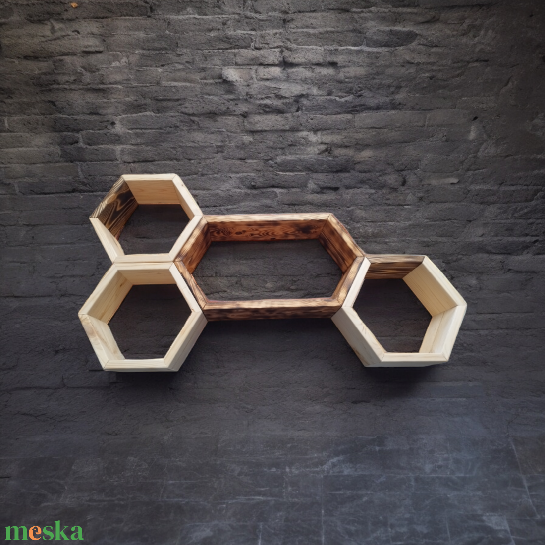Hexagon polc szett - otthon & életmód - bútor - polc - Meska.hu Hexagon polc szett - otthon & életmód - bútor - polc - Meska.hu