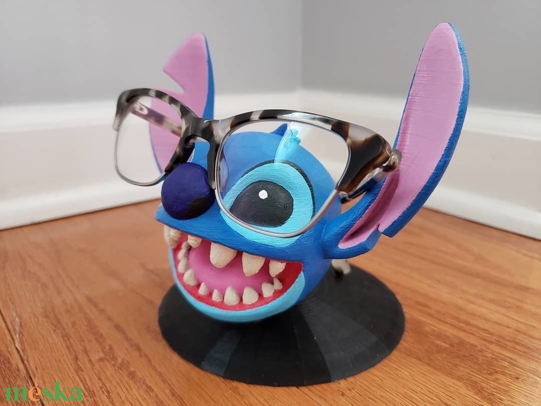 Stitch-es,szemüveg tartó. - otthon & életmód - dekoráció - asztal és polc dekoráció - asztaldísz - Meska.hu