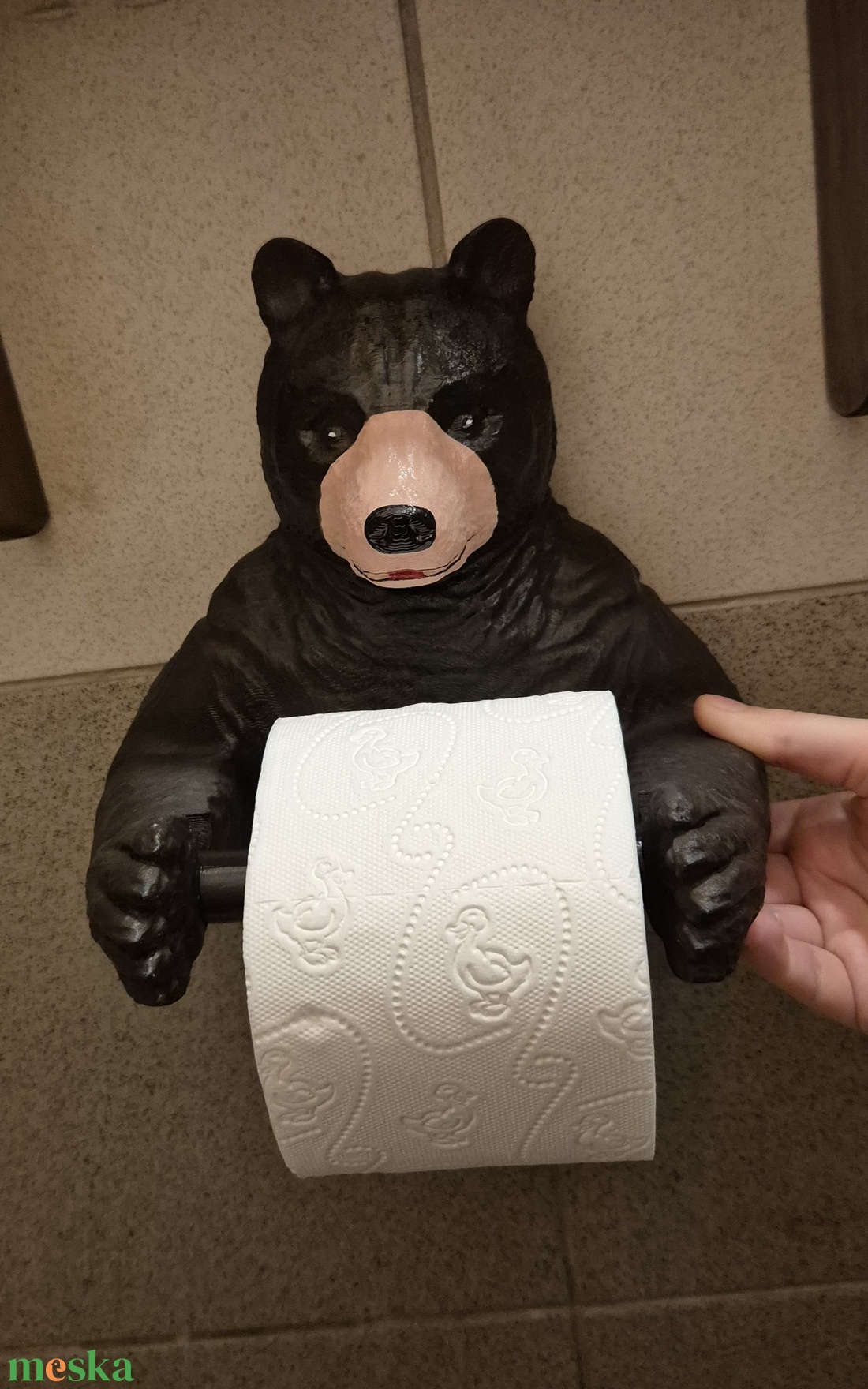Macis wc-papír tartó - otthon & életmód - fürdőszoba - fürdőszobai dekoráció - Meska.hu Macis wc-papír tartó - otthon & életmód - fürdőszoba - fürdőszobai dekoráció - Meska.hu