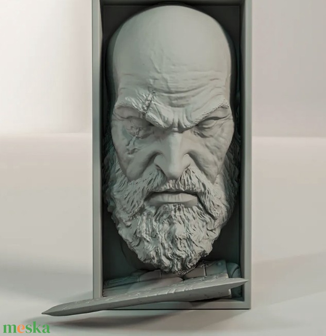 Könyv támasz,Good Of War-os. - otthon & életmód - dekoráció - asztal és polc dekoráció - könyvtámasz - Meska.hu