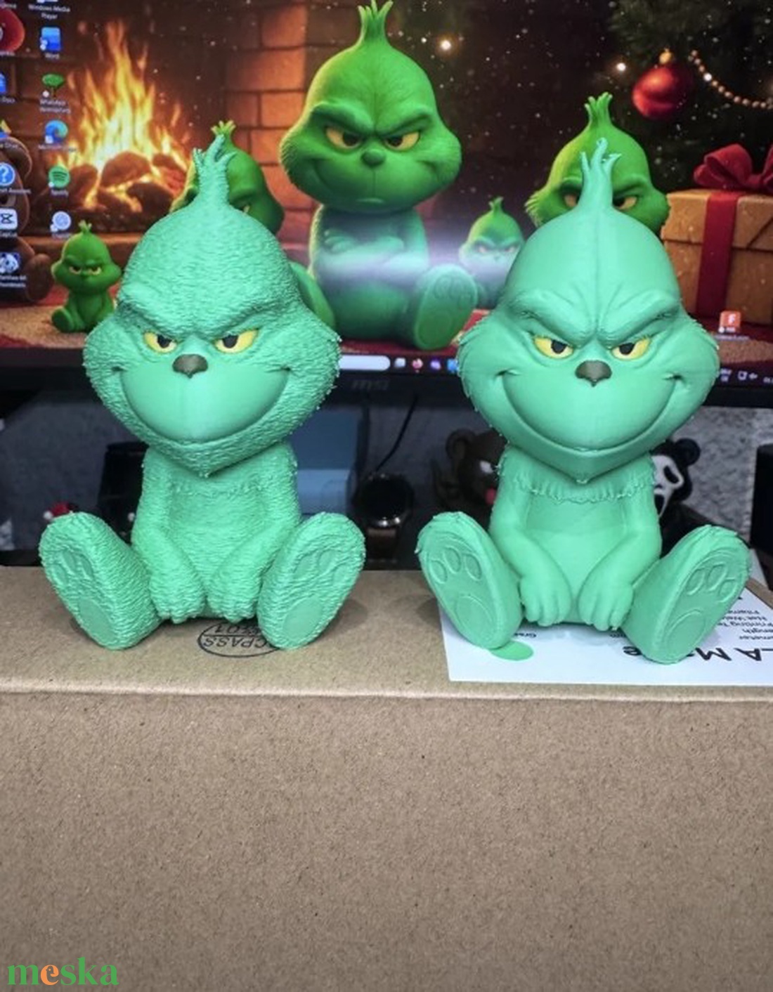 Grincs figura,dekoráció. - karácsony - karácsonyi lakásdekoráció - karácsonyi manók, figurák - Meska.hu